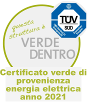 Certificato verde di  provenienza  energia elettrica  anno 2021